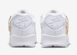 Giày Nike Air Max 90 'Lucky Charms White Metallic Gold' DH0569-100 - Ảnh 4