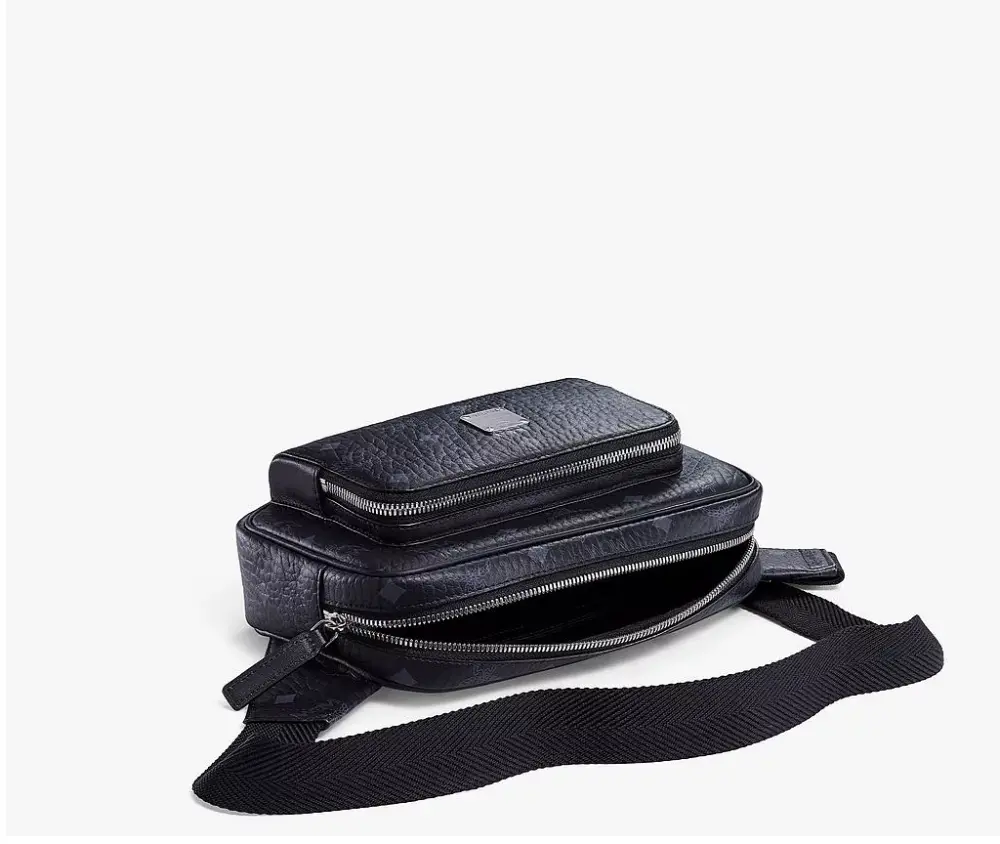 Túi MCM Small Fursten Belt Bag In Visetos 'Black' MMZBSFI03BK001 - Ảnh 4
