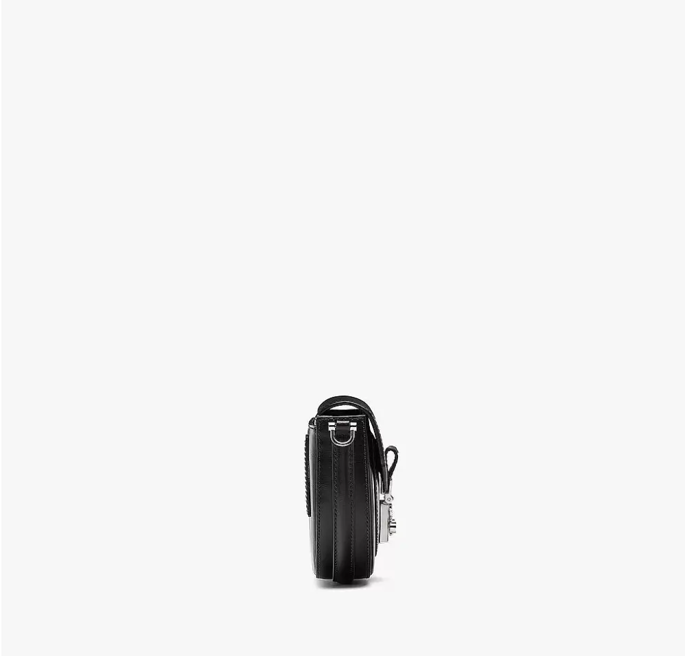 Túi MCM Mini Patricia Crossbody In Embossed Spanish Leather Black MWRBAPA01BK001 - Ảnh 4