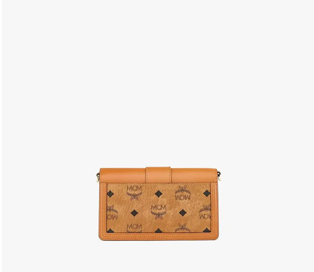 Alternative view of Túi MCM Mini Gretl Crossbody In Visetos Leather Block Cognac MWRBAWO02CO001