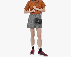 Alternative view of Túi MCM Mini Gretl Crossbody In Visetos 'Black' MWRBAWO05BK001