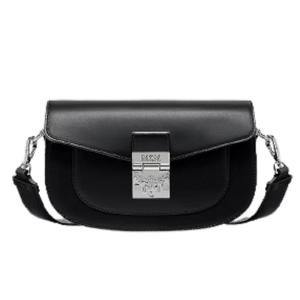 Túi MCM Smal EW Patricia Shoulder Bag In Vachetta Leather 'Black' MWSBSPA01BK001
