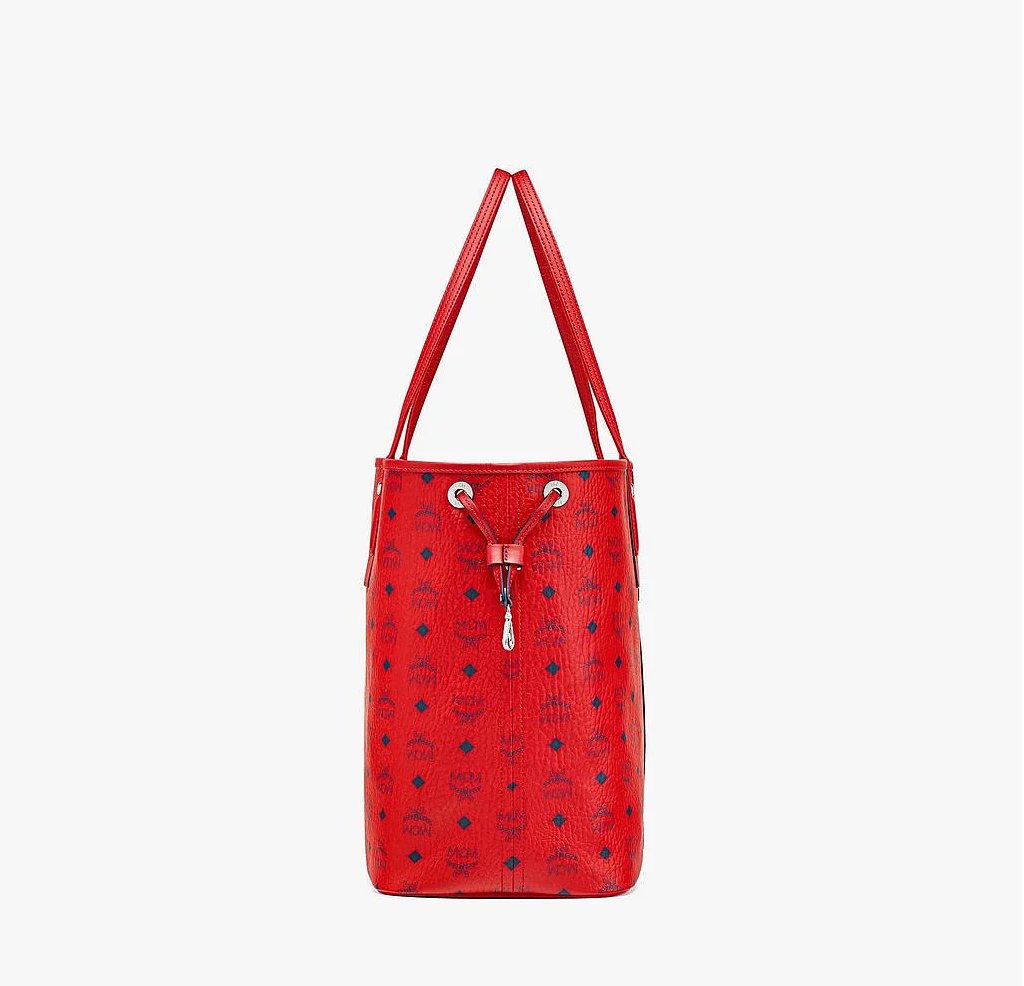 Túi MCM Large Reversible Liz Shopper In Visetos 'Red' MWPAAVI01XC001 - Ảnh 3