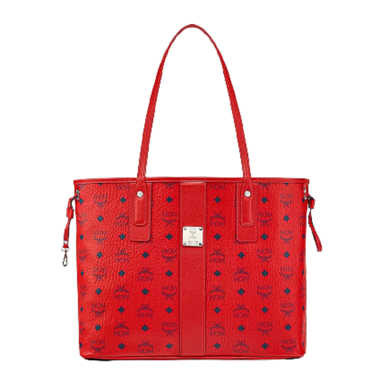 Túi MCM Medium Reversible Liz Shopper In Visetos 'Red' MWPAAVI02XC001