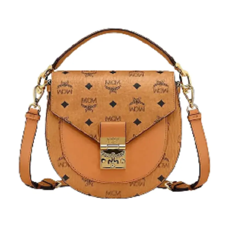 Túi MCM Small Patricia Shoulder Bag In Visetos Cognac MWSAAPA01CO001