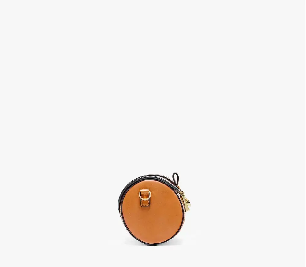 Túi MCM Small Tracy Crossbody In Visetos Cognac MWRBSXT01CO001 - Ảnh 3