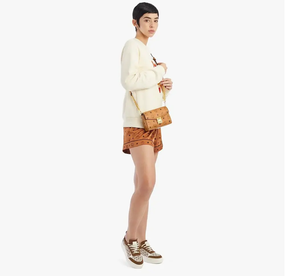 Alternative view of Túi MCM Small Millie Crossbody in Visetos 'Cognac' MWRAAME03CO001