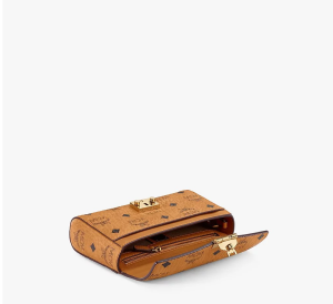 Alternative view of Túi MCM Small Millie Crossbody in Visetos 'Cognac' MWRAAME03CO001