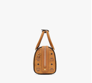Alternative view of Túi MCM Small Essential Boston Bag In Visetos Original Cognac MWBAASE02CO001