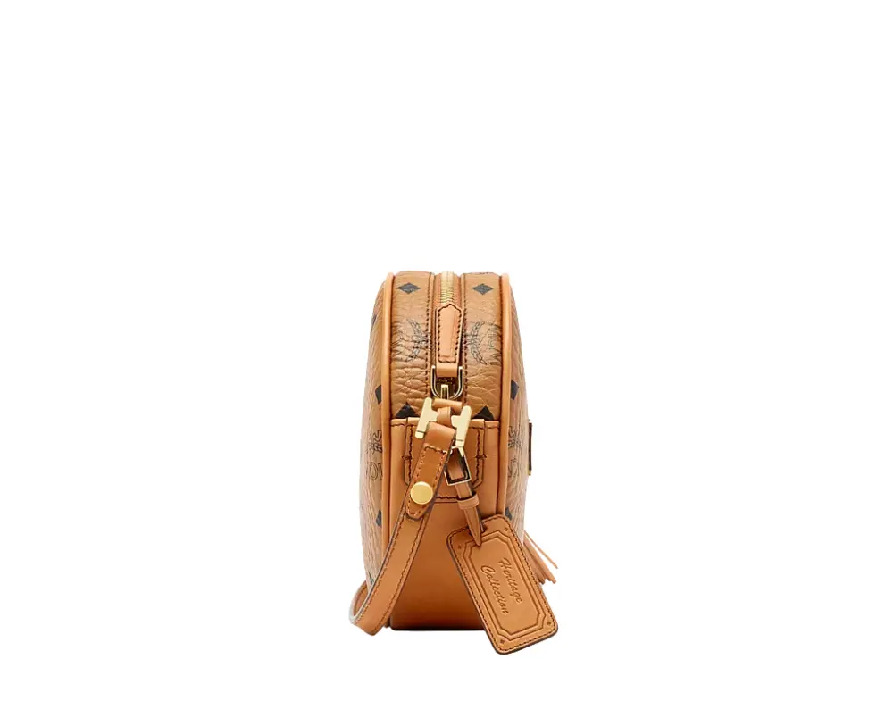 Alternative view of Túi MCM Medium Heritage In Visetos 'Cognac' MWRAAVI06CO001