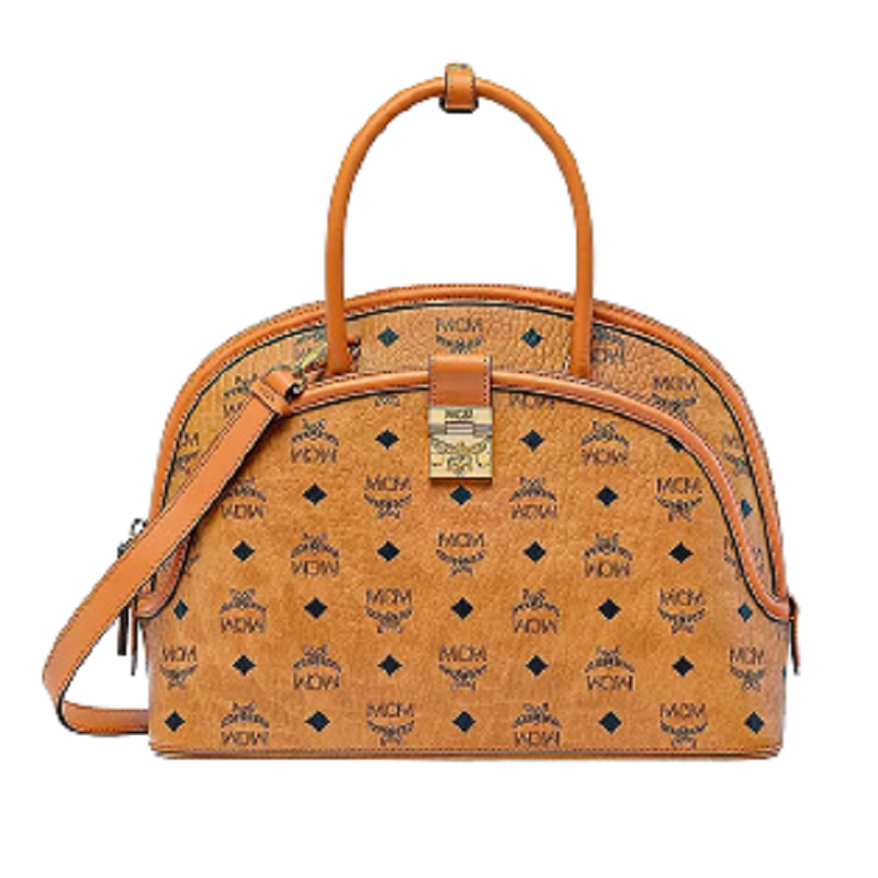 Túi MCM Large Anna Tote In Visetos Cognac MWTBSNN01CO001