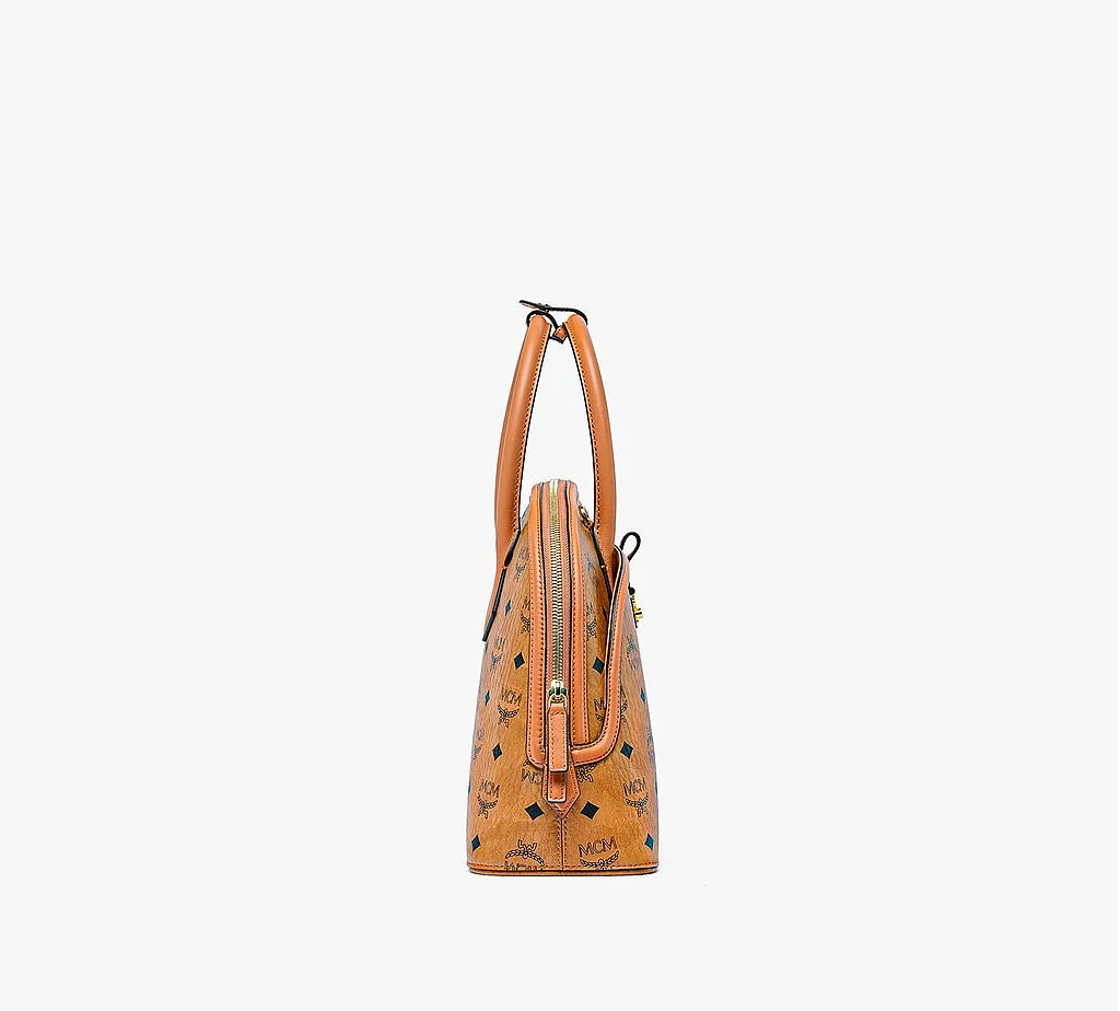 Túi MCM Large Anna Tote In Visetos Cognac MWTBSNN01CO001 - Ảnh 4