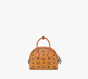 Alternative view of Túi MCM Small Anna Tote in Visetos Cognac MWTBSNN02CO001
