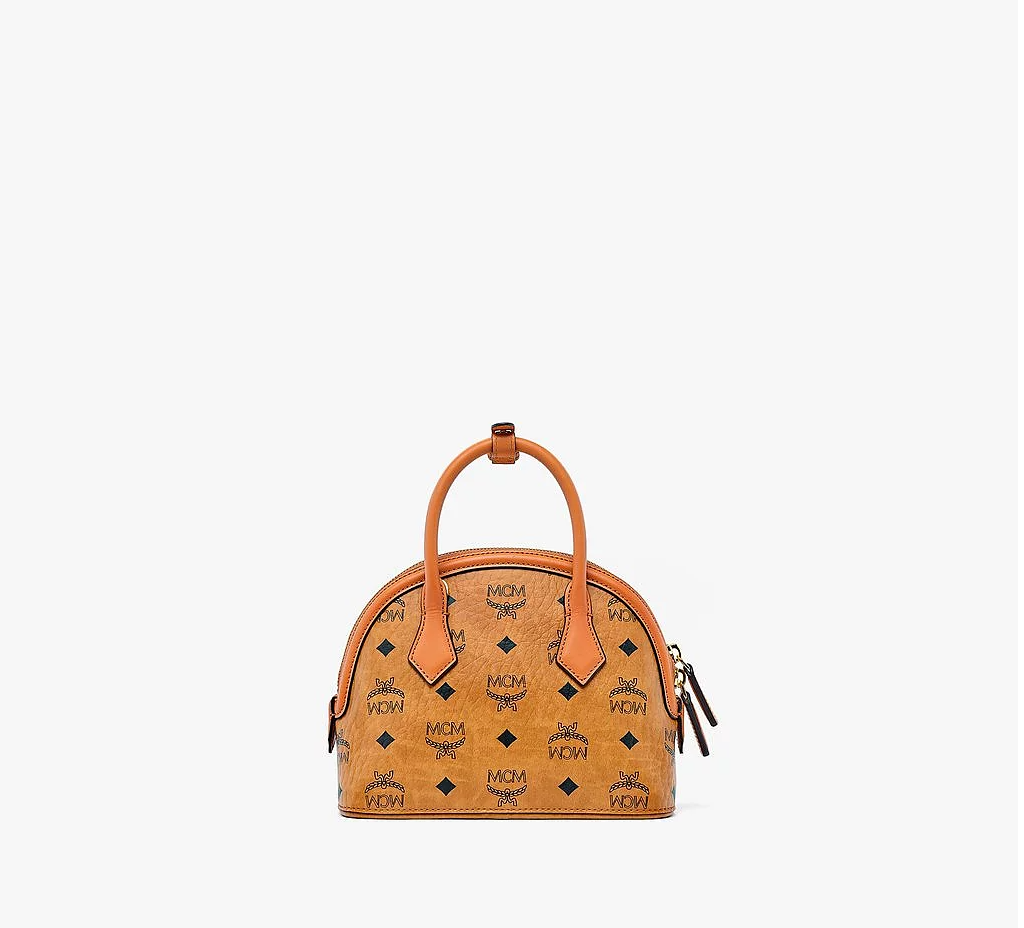 Túi MCM Small Anna Tote in Visetos Cognac MWTBSNN02CO001 - Ảnh 2