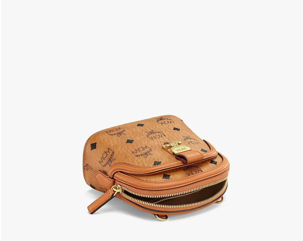 Túi MCM Mini Anna Crossbody In Visetos 'Cognac' MWRBSNN01CO001 - Ảnh 3