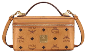Túi MCM Mini Rockstar Vanity Case In Visetos Original Cognac MWRAAVI01CO001