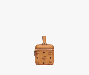 Alternative view of Túi MCM Mini Rockstar Vanity Case In Visetos Original Cognac MWRAAVI01CO001