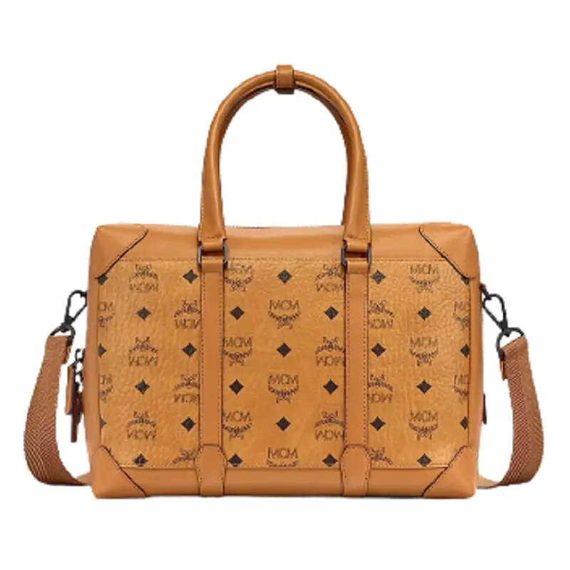 Túi MCM Medium Soft Berlin Tote In Visetos Cognac MMTBSBF02CO001