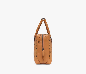 Alternative view of Túi MCM Medium Soft Berlin Tote In Visetos Cognac MMTBSBF02CO001