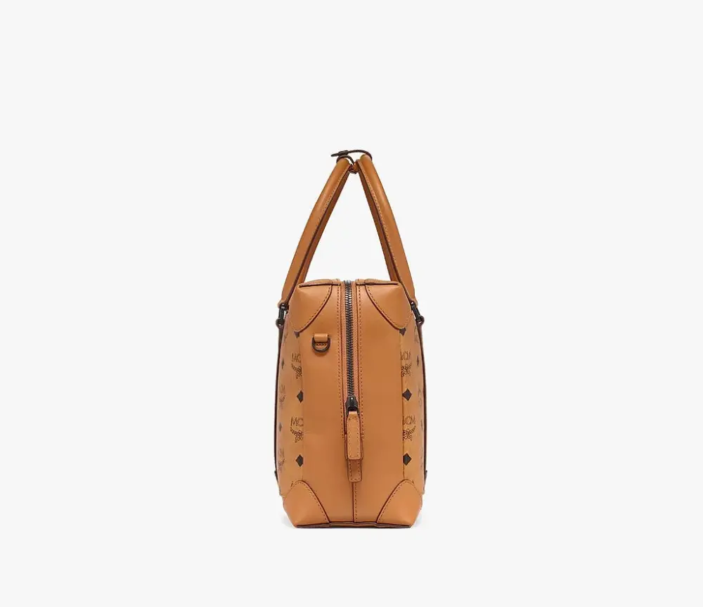 Alternative view of Túi MCM Medium Soft Berlin Tote In Visetos Cognac MMTBSBF02CO001