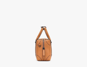 Alternative view of Túi MCM Small Soft Berlin Crossbody In Visetos Cognac MMRBSBF03CO001