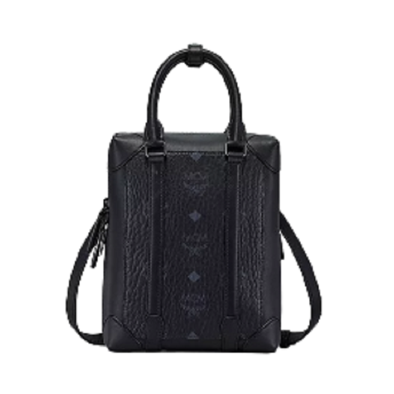Túi MCM Small NS Soft Berlin Crossbody In Visetos 'Black' MMRBSBF04BK001