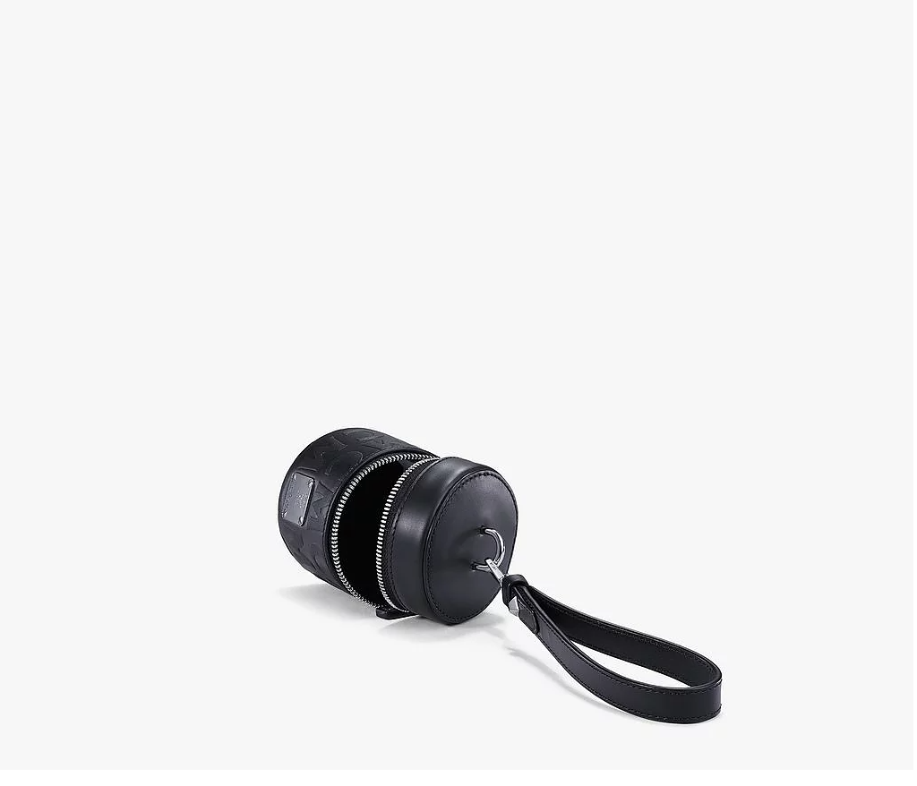 Túi MCM X Mini Cylinder Crossbody In MCM Monogram Leather 'Black' MWRAACG06BK001 - Ảnh 3