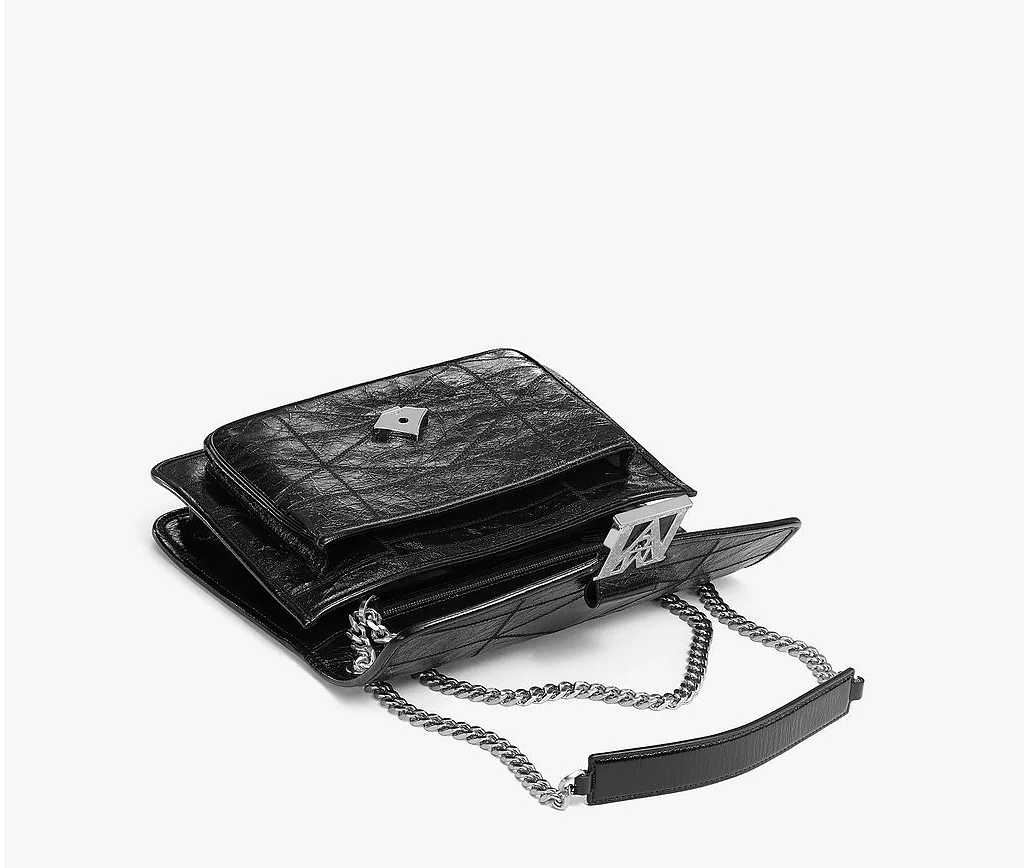 Túi MCM Large Mena Quilted Leather 'Black' MWSBSLM05BK001 - Ảnh 4