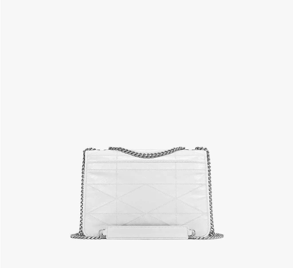 Túi MCM Mena Quilted Leather White MWSBSLM05WD001 - Ảnh 3