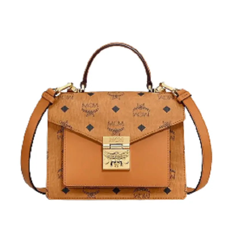 Túi MCM Patricia Satchel In Visetos 'Cognac' MWEAAPA02CO001