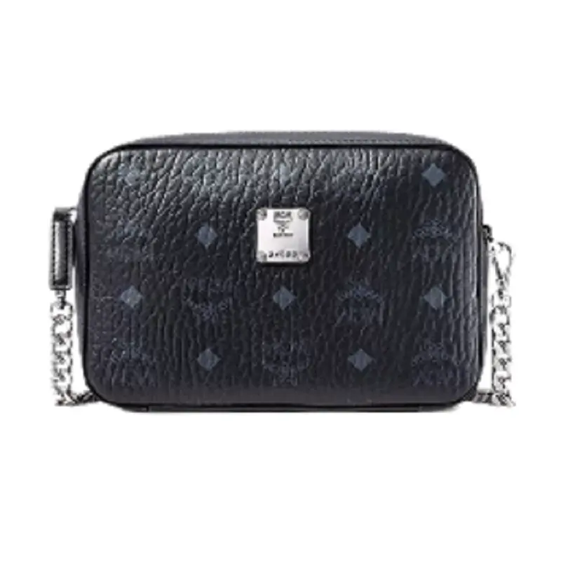 Túi MCM Camera Bag In Visetos Original Black MWRAAVI03BK001