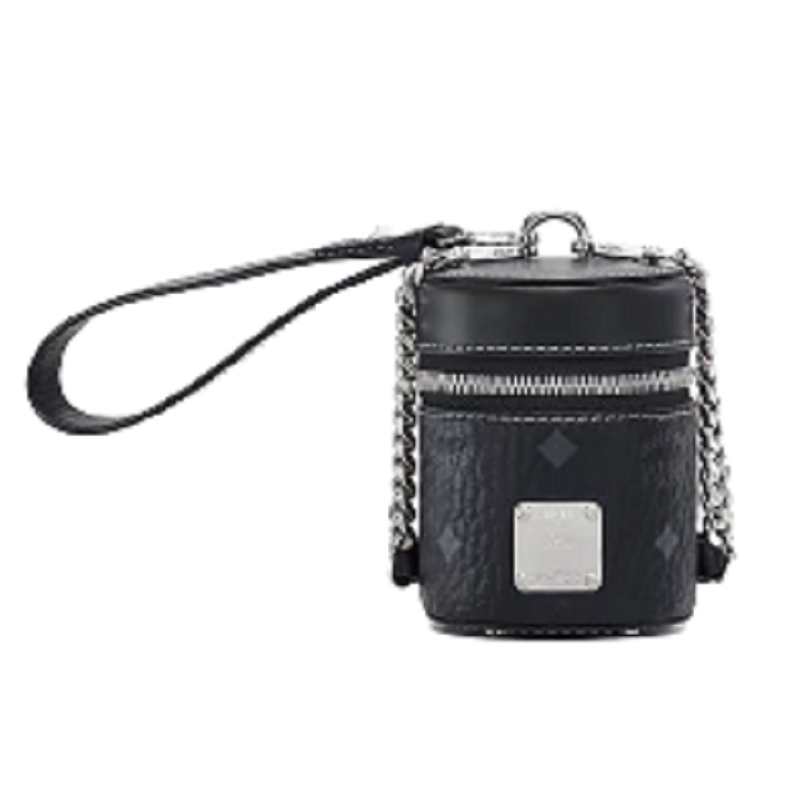 Túi MCM Cylinder Crossbody In Visetos Black MWRAACG03BK001