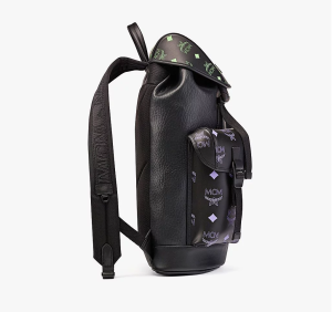 Alternative view of Balo MCM Splash Logo Leather Black MMKCSSX01U6001