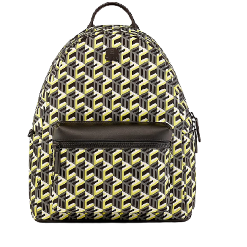 Balo MCM Stark Backpack Monogram Yellow MMKCSCK02YW001