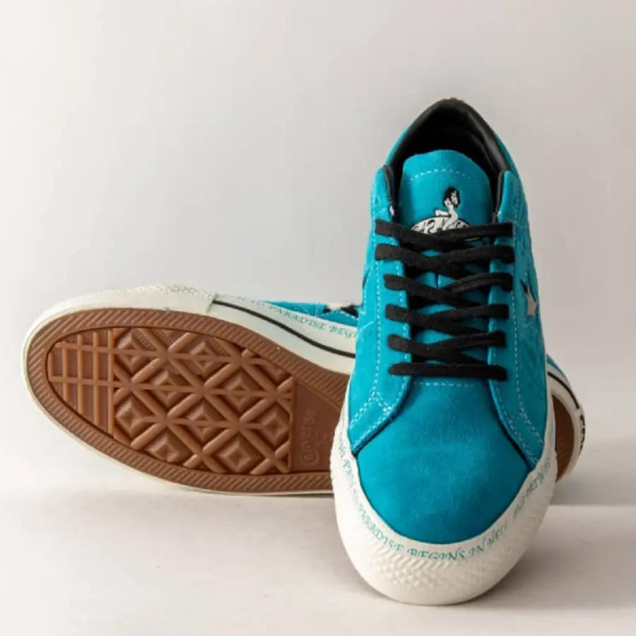Giày Converse x Sean Pablo One Star Ox Rapid Teal ‘Blue’ 173215C - Ảnh 3