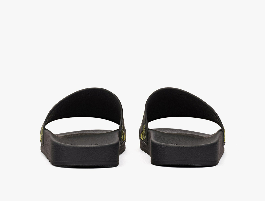 Dép MCM Pup Visetos Print Rubber Slides 'Yellow' MESCSSX02Y3040 - Ảnh 6