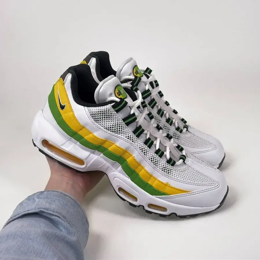 Giày Nike Air Max 95 Essential 'Lemon Lime' DQ3429-100 - Ảnh 3