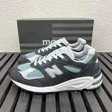 Giày New Balance 990v2 ‘Kith Steel Blue’ M990KT2 - Ảnh 4