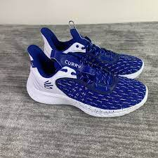 Alternative view of Giày Under Armour Curry Flow 9 Team 'White Royal' 3025631-401