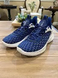 Giày Under Armour Curry Flow 9 Team 'White Royal' 3025631-401 - Ảnh 6
