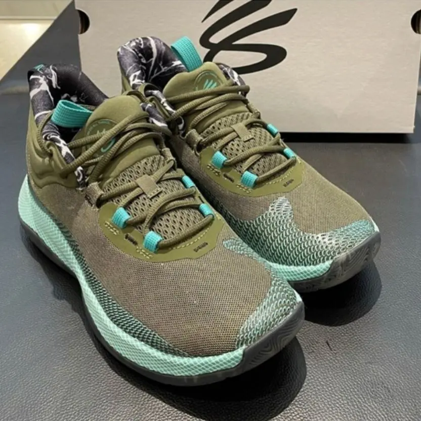 Giày Under Armour Curry HOVR Splash 'Stone Jade'3025369-300 - Ảnh 3