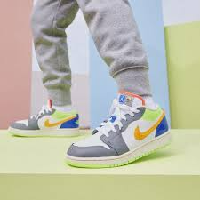 Giày Nike Air Jordan 1 Low GS 'Hoops' FB1835-181 - Ảnh 3