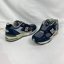 Giày Balance New Balance 991 In Blue W991NMP - Ảnh 4