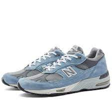 Giày New Balance 991 Made in England 'Dusty Blue' M991BGG - Ảnh 5