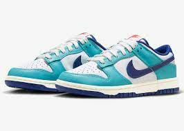 Giày Nike Dunk Low 'Teal Nebula Deep Royal Blue' FQ6870-141 - Ảnh 4
