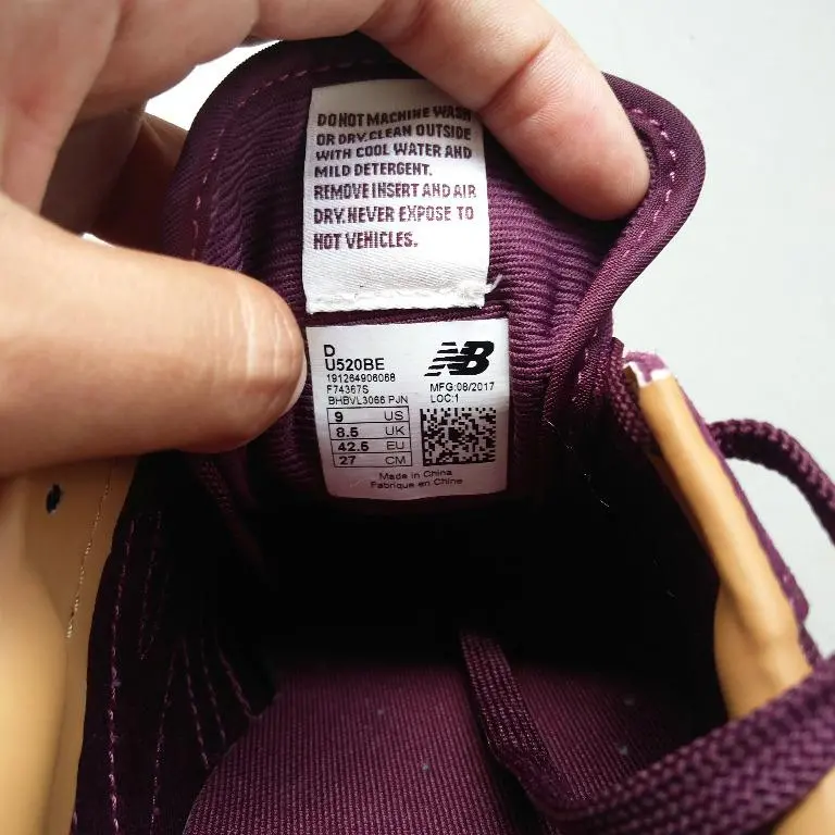 Alternative view of Giày New Balance 520 'Burgundy' U520BE