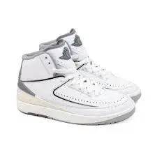 Giày Nike Air Jordan 2 Retro GS 'Cement Grey' DQ8562-100 - Ảnh 6