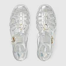 Dép Gucci Sandal With Double G 674133-JFM00-8300 - Ảnh 4