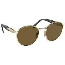 Kính Prada Pale 'Gold Dark Brown' PR56ZSZVN01T - Ảnh 4