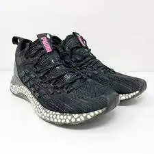 Giày Puma Hybrid Runner Fusefit Black Grey Pink 191596-01 - Ảnh 4